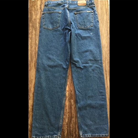 LEVI STRAUSS SIGNATURE RELAXED FIT JEANS 36/35 - Picture 3 of 8